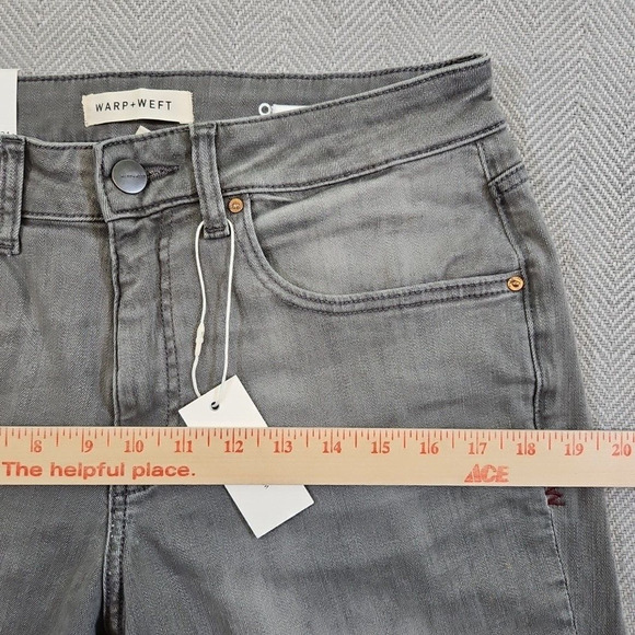 Warp + Weft Ord Jeans Men's W31 L32 Chicago Straight Smoke Gray Quiet Luxury - Picture 5 of 16